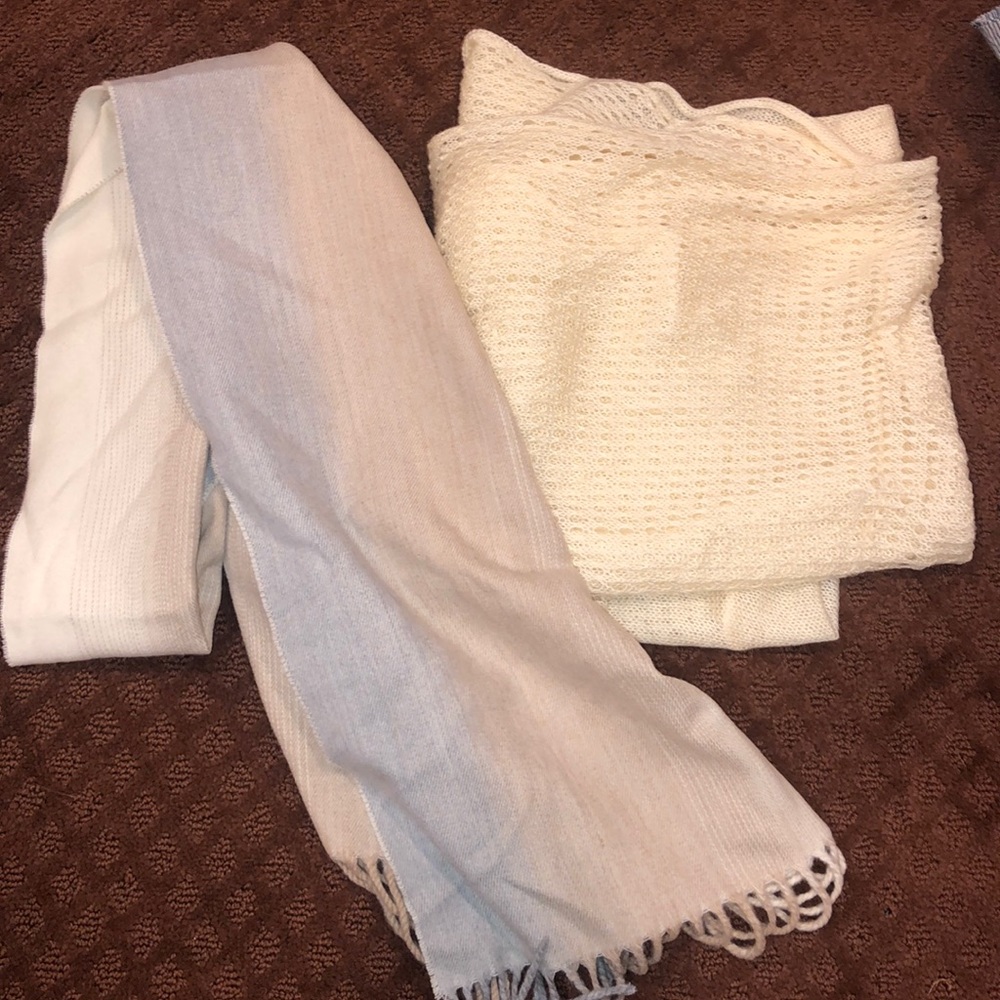 Two winter scarves!